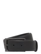 Adj/Rev Slim Frame Tex 35Mm Accessories Belts Classic Belts Black Calvin Klein