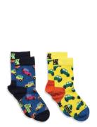 Kids 2-Pack Boozt Gift Set Sokker Strømper Multi/patterned Happy Socks