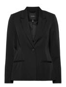 Vmwendy Ls Slim Blazer Boo Blazers Single Breasted Blazers Black Vero Moda