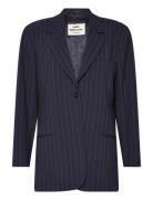 Recy Sportina Pin Nena Blazer Blazers Single Breasted Blazers Blue Mads Nørgaard