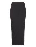 Midi Skirt Knælang Nederdel Black Gina Tricot