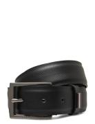 Business Texture 3.5 Adj Accessories Belts Classic Belts Black Tommy Hilfiger