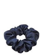 Mulberry Silk Scrunchie Blue Accessories Hair Accessories Scrunchies Navy Lenoites