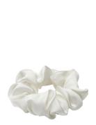 Mulberry Silk Scrunchie White Accessories Hair Accessories Scrunchies White Lenoites