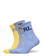 Bci Cotton-Ps Bear Gift Box Lingerie Socks Regular Socks Blue Polo Ralph Lauren