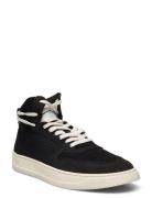 Legacy Mid - Black Mix High-top Sneakers Black Garment Project