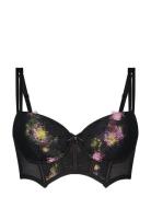 Amelie Pd Ll Lingerie Bras & Tops Soft Bras Bralette Black Hunkemöller