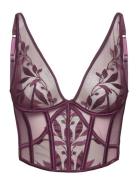 Domenica Bustier Lingerie Bras & Tops Soft Bras Bralette Purple Hunkemöller