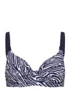 Full Cup Bikini Top Swimwear Bikinis Bikini Tops Wired Bikinitops Navy Wiki