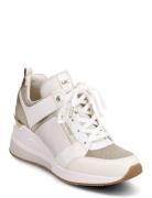 Georgie Trainer Low-top Sneakers Cream Michael Kors