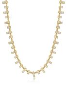 The Pave Ray Necklace- Gold Accessories Jewellery Necklaces Chain Necklaces Gold LUV AJ