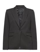 Fitted Suit Jacket Blazers Single Breasted Blazers Black Mango