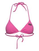 Triangle-Rp Swimwear Bikinis Bikini Tops Triangle Bikinitops Pink Calvin Klein