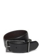 Adj/Rev Slim Frame Pb 35Mm Accessories Belts Classic Belts Black Calvin Klein