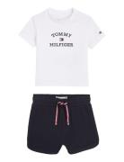 Baby Th Logo Short Set Sets Sets With Short-sleeved T-shirt Multi/patterned Tommy Hilfiger