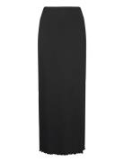 Mae Maxi Skirt Lang Nederdel Black Residus