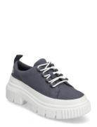 Greyfield Lace Up Shoe Dark Blue Canvas Low-top Sneakers Blue Timberland