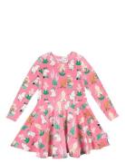 Growth Dress Dresses & Skirts Dresses Casual Dresses Long-sleeved Casual Dresses Pink Martinex
