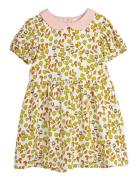 Flowers Aop Ss Dress Dresses & Skirts Dresses Casual Dresses Short-sleeved Casual Dresses Multi/patterned Mini Rodini