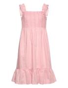 Dress Cotton Lurex Dresses & Skirts Dresses Casual Dresses Sleeveless Casual Dresses Pink Creamie