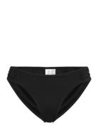 S.collective High Leg Ruched Side Pant Swimwear Bikinis Bikini Bottoms Bikini Briefs Black Seafolly