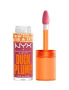 Nyx Professional Makeup Duck Plump Lip Lacquer 09 Strike A Pose 7Ml Læbefiller Nude NYX Professional Makeup