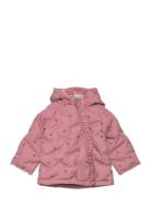 Jacket Quilted Aop Outerwear Jackets & Coats Quilted Jackets Pink Minymo