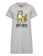 Short Sleeved Dress Dresses & Skirts Dresses Casual Dresses Short-sleeved Casual Dresses Grey Kenzo