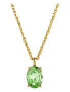 Barga Sg Light Green Accessories Jewellery Necklaces Dainty Necklaces Green Dyrberg/Kern