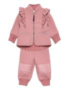 Thermal Set Girl - Solid Outerwear Thermo Outerwear Thermo Sets Pink En Fant