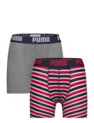 Puma Boys Basic Boxer Printed Strip Night & Underwear Underwear Underpants Multi/patterned PUMA