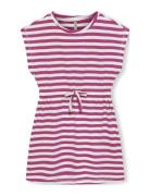 Kmgmay S/S Dress Jrs Dresses & Skirts Dresses Casual Dresses Short-sleeved Casual Dresses Purple Kids Only