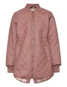 Duvet Girls Coat Outerwear Jackets & Coats Quilted Jackets Pink Mikk-line