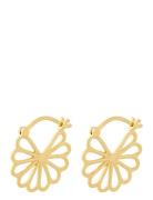 Small Bellis Earrings Accessories Jewellery Earrings Hoops Gold Pernille Corydon