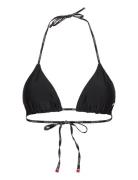 Pure_Triangle Swimwear Bikinis Bikini Tops Triangle Bikinitops Black HUGO