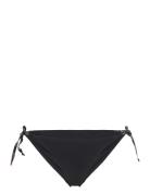 Pure_Side Tie Swimwear Bikinis Bikini Bottoms Side-tie Bikinis Black HUGO