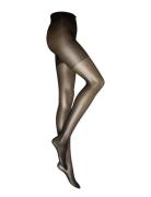 Tuva Sculpting Tights Lingerie Pantyhose & Leggings Black Swedish Stockings