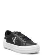 Bold Vulc Flatf Low Lace Lth Ml Low-top Sneakers Black Calvin Klein