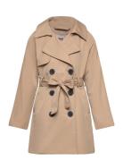 Kogchloe Life Trenchcoat Db Otw Noos Skaljakke Outdoorjakke Beige Kids Only