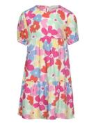 All Over Printed Dress Dresses & Skirts Dresses Casual Dresses Short-sleeved Casual Dresses Multi/patterned Tom Tailor