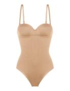 Sublime Sculpt Bodysuit Bodies Slip Beige Dorina