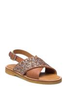 Sandals - Flat - Open Toe - Op Shoes Summer Shoes Sandals Brown ANGULUS