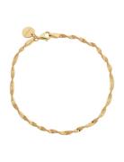 Herringb Twisted Bracelet Accessories Jewellery Bracelets Chain Bracelets Gold Syster P