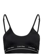 Halter Bralette Lingerie Bras & Tops Soft Bras Bralette Black Calvin Klein