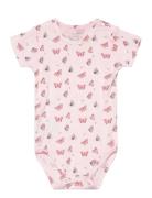 Bue - Bodysuit Bodies Short-sleeved Pink Hust & Claire
