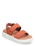 Greyfield Sandal Backstrap Sandal Medium Red Suede Flade Sandaler Red Timberland