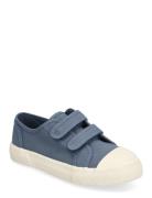 Velcro Fastening Straps Sneakers Shoes Sneakers Canva Sneakers Blue Mango