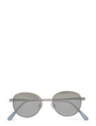 Aviator Frame Sunglasses Solbriller Silver Mango