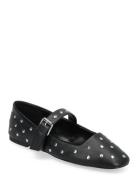 Studded Ballerinas Ballerinasko Ballerinaer Black Mango