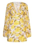 Blythe Mini Dress Kort Kjole Yellow Faithfull The Brand